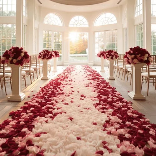 Aisle flowers for wedding decoration