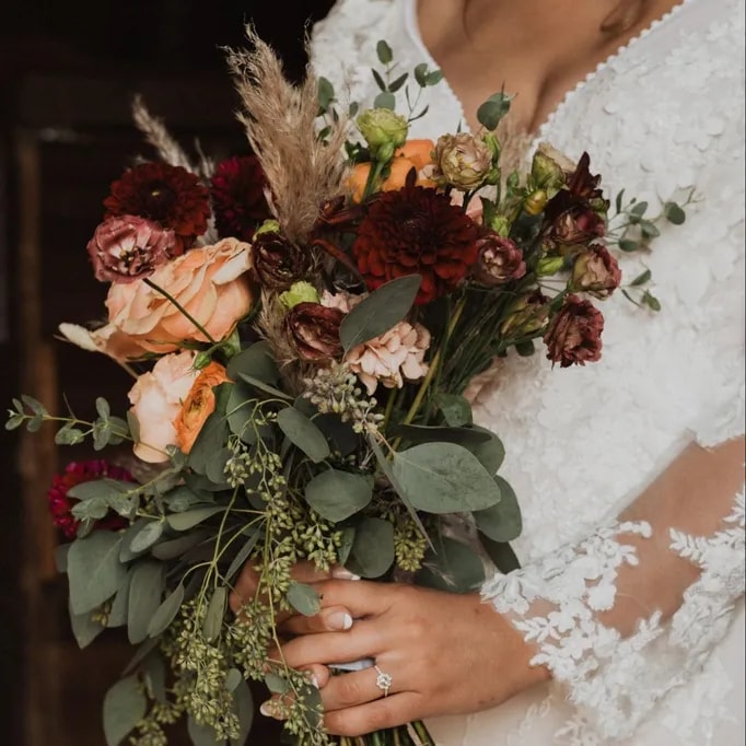 Poppy Flowers: Average cost of wedding flower bridal bouquets