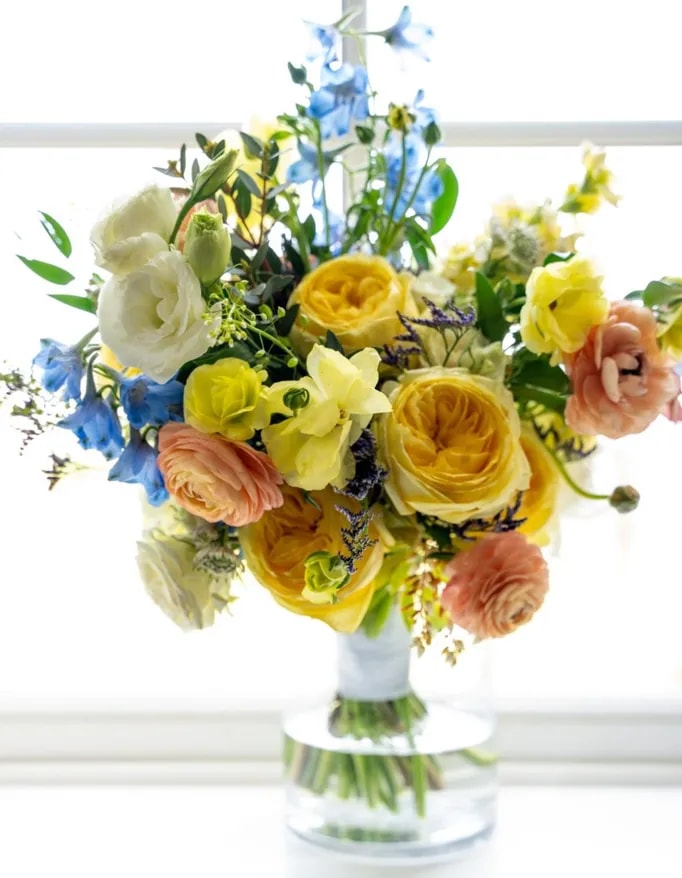 Poppy Flowers: Sunny Yellow Wedding centerpiece flower arrangements‍ 