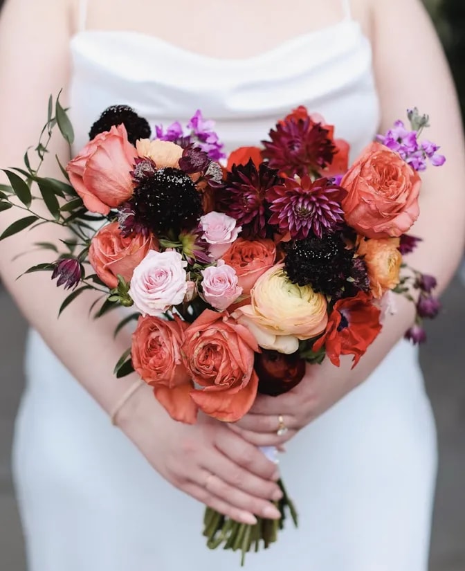 Poppy Flowers - Showstopper wedding flowers bouquet